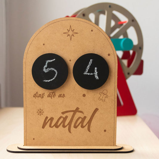 Quadro contagem dias para o natal